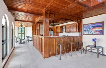 Ojochal Ocean View Estate Home with Guest Bungalow, Caretaker Home, Fruit Trees, and Waterfall