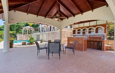 Ojochal Ocean View Estate Home with Guest Bungalow, Caretaker Home, Fruit Trees, and Waterfall