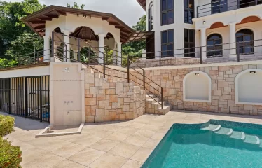 Ojochal Ocean View Estate Home with Guest Bungalow, Caretaker Home, Fruit Trees, and Waterfall