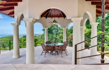 Ojochal Ocean View Estate Home with Guest Bungalow, Caretaker Home, Fruit Trees, and Waterfall