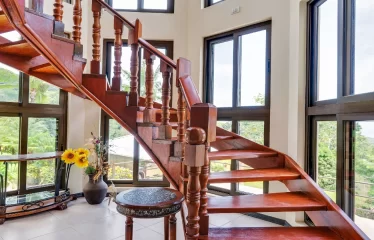 Ojochal Ocean View Estate Home with Guest Bungalow, Caretaker Home, Fruit Trees, and Waterfall