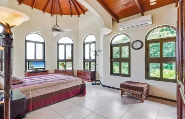 Ojochal Ocean View Estate Home with Guest Bungalow, Caretaker Home, Fruit Trees, and Waterfall
