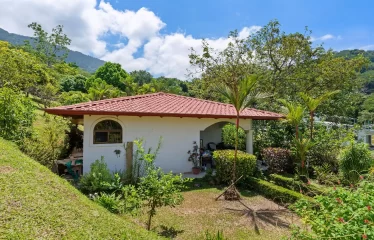 Ojochal Ocean View Estate Home with Guest Bungalow, Caretaker Home, Fruit Trees, and Waterfall