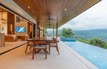 LUXURIOUS 3-BEDROOM HOME WITH WATERFALL VIEW NEAR DOMINICAL BEACH – 2.5 ACRES