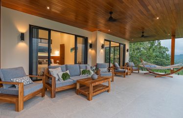 LUXURIOUS 3-BEDROOM HOME WITH WATERFALL VIEW NEAR DOMINICAL BEACH – 2.5 ACRES