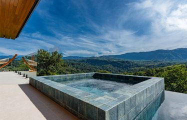 LUXURIOUS 3-BEDROOM HOME WITH WATERFALL VIEW NEAR DOMINICAL BEACH – 2.5 ACRES