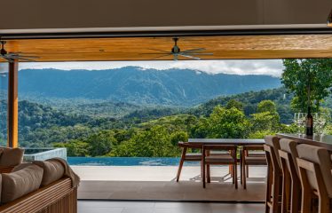 LUXURIOUS 3-BEDROOM HOME WITH WATERFALL VIEW NEAR DOMINICAL BEACH – 2.5 ACRES