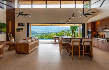 LUXURIOUS 3-BEDROOM HOME WITH WATERFALL VIEW NEAR DOMINICAL BEACH – 2.5 ACRES