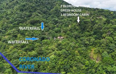 AMAZING OCEAN, JUNGLE AND WATERFALL VIEWS WITH THREE HOMES – 71 ACRES