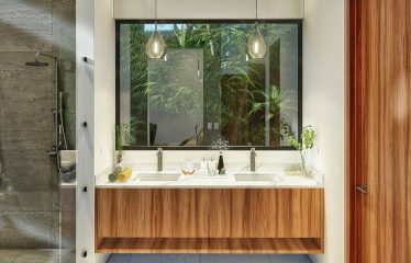 DIAMANTE WATERFALL VIEW LUXURY ESTATE WITH A 3 BEDROOM HOME NEAR DOMINICAL BEACH – 2.5 ACRES