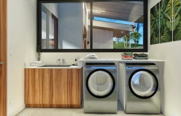 DIAMANTE WATERFALL VIEW LUXURY ESTATE WITH A 3 BEDROOM HOME NEAR DOMINICAL BEACH – 2.5 ACRES