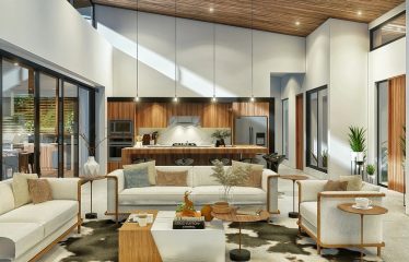 DIAMANTE WATERFALL VIEW LUXURY ESTATE WITH A 3 BEDROOM HOME NEAR DOMINICAL BEACH – 2.5 ACRES