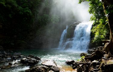 DIAMANTE WATERFALL VIEW LUXURY ESTATE WITH A 3 BEDROOM HOME NEAR DOMINICAL BEACH – 2.5 ACRES