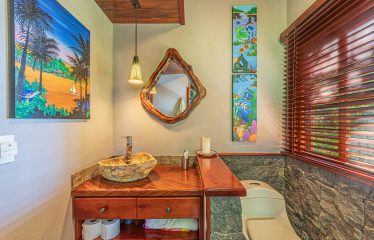 MAIN HOME AND GUEST CASITA WITH OCEAN VIEW  – 3.39 ACRES