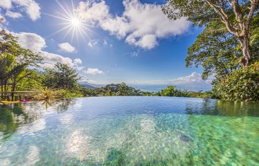 MAIN HOME AND GUEST CASITA WITH OCEAN VIEW  – 3.39 ACRES
