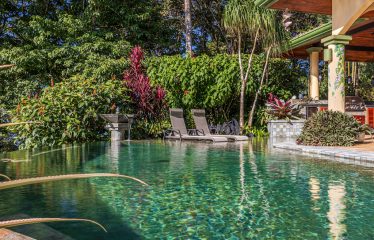 MAIN HOME AND GUEST CASITA WITH OCEAN VIEW  – 3.39 ACRES