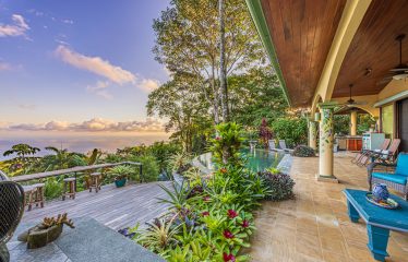 MAIN HOME AND GUEST CASITA WITH OCEAN VIEW  – 3.39 ACRES