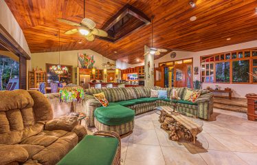 MAIN HOME AND GUEST CASITA WITH OCEAN VIEW  – 3.39 ACRES