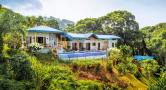 3 BEDROOM HOME WITH PRIVACY, OCEAN AND JUNGLE VIEWS – 5 ACRES