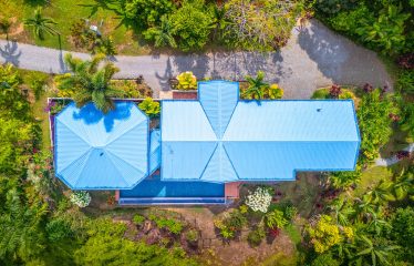 3 BEDROOM HOME WITH PRIVACY, OCEAN AND JUNGLE VIEWS – 5 ACRES