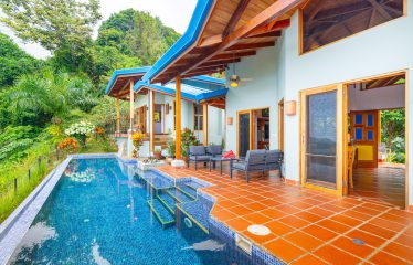 3 BEDROOM HOME WITH PRIVACY, OCEAN AND JUNGLE VIEWS – 5 ACRES