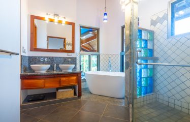 3 BEDROOM HOME WITH PRIVACY, OCEAN AND JUNGLE VIEWS – 5 ACRES