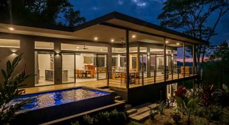 ESCALERAS MODERN HOME WITH OCEAN VIEWS DOMINICAL COSTA RICA –  2.5 ACRES