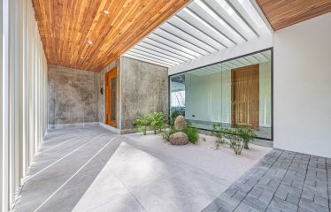 New contemporary tropical villa boasts with a movie theater and views of the iconic whale’s tail