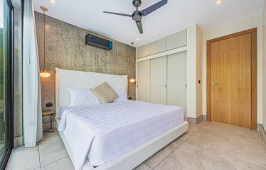 New contemporary tropical villa boasts with a movie theater and views of the iconic whale’s tail