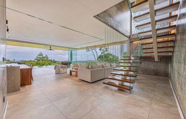 New contemporary tropical villa boasts with a movie theater and views of the iconic whale’s tail