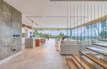 New contemporary tropical villa boasts with a movie theater and views of the iconic whale’s tail