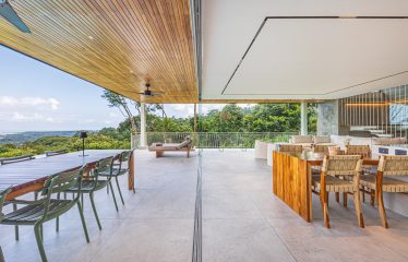 New contemporary tropical villa boasts with a movie theater and views of the iconic whale’s tail