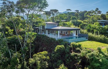 New contemporary tropical villa boasts with a movie theater and views of the iconic whale’s tail