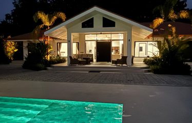 LANDSCAPE PROPERTY WITH POOL AND GUEST HOUSE CASA BLANCA, IN MATAPALO – 1.23 ACRES