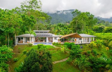 PROPERTY FIVE BEDROOM HOME WITH OCEAN AND MOUNTAINS PANORAMIC VIEWS, IN TRES RIOS – 4.08 ACRES