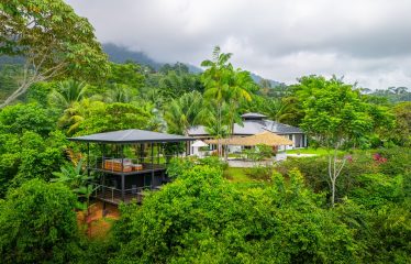 JUNGLE PROPERTY WITH FOUR BEDROOM HOME AND MOUNTAINS PANORAMIC VIEWS, IN TRES RIOS – 4.94 ACRES