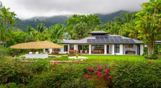 JUNGLE PROPERTY WITH FOUR BEDROOM HOME AND MOUNTAINS PANORAMIC VIEWS, IN TRES RIOS – 4.94 ACRES