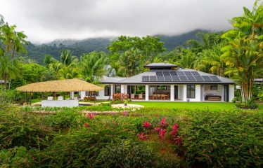 JUNGLE PROPERTY WITH FOUR BEDROOM HOME AND MOUNTAINS PANORAMIC VIEWS, IN TRES RIOS – 4.94 ACRES