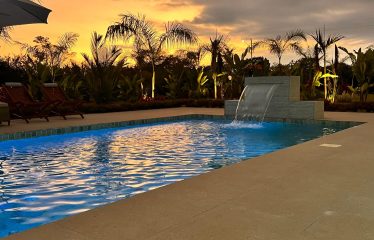 LANDSCAPE PROPERTY WITH POOL AND GUEST HOUSE CASA BLANCA, IN MATAPALO – 1.23 ACRES