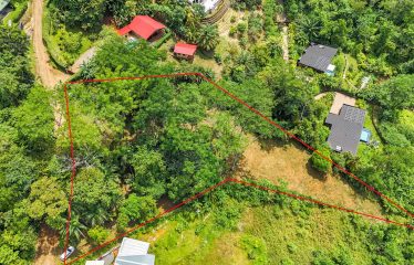 BUILDING PROPERTY WITH PANORAMIC VIEWS OF THE OCEAN AND VALLEY, IN UVITA – 1.4 ACRES