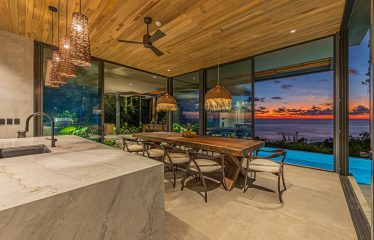 LUXURY PROPERTY WITH FIVE BEDROOM WITH A PANORAMIC VIEWS OF THE SUNSET AND OCEAN CASCADA DE LUZ, IN DOMIICALITO – 1.23 ACRES