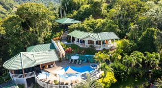 HOTEL PROPERTY WITH EIGHT BEDROOMS IN THE MOUNTAINS, IN TRES RIOS – 5.03 ACRES