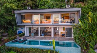 PROPERTY WITH THREE BEDROOM WITH BALCONY AND PANORAMIC VIEWS OF THE OCEAN AND SUNRISE, IN DOMINICAL AYACUCHO – 0.3 ACRES