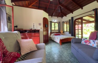 PROPERTY WITH TWO BEDROOM AND PEACEFUL GARDEN, IN OJOCHAL – 7.23 ACRES