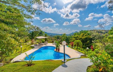 VILLA ALLAMANDA PROPERTY WITH THREE BEDROOM, AND SUNSET VIEWS, IN TRES RIOS – 4.4 ACRES