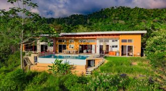 MOUNTAIN PROPERTY WITH FOUR BEDROOMS AND PANORAMIC OCEAN VIEWS, IN BALLENA – 2 ACRES