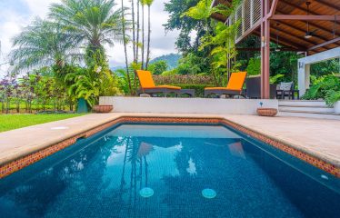 CASA ORQUIDEA PROPERTY WITH TWO BEDROOMS AND PANORAMIC VALLEY VIEWS, IN OJOCHAL – 0.32 ACRES