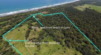 GREAT BEACHFRONT DEVELOPMENT OPPORTUNITY, IN SAVEGRE MATAPALO – 81 ACRES