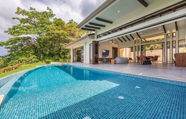 PRIVATE RESIDENCE WITH POOL AND OCEAN AND SUNSET VIEWS, IN OJOCHAL – 1.74 ACRES