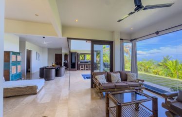 PRIVATE 4-BEDROOM RESIDENCE WITH PANORAMIC OCEAN VIEWS, IN DOMINICALITO – 1.48 ACRES